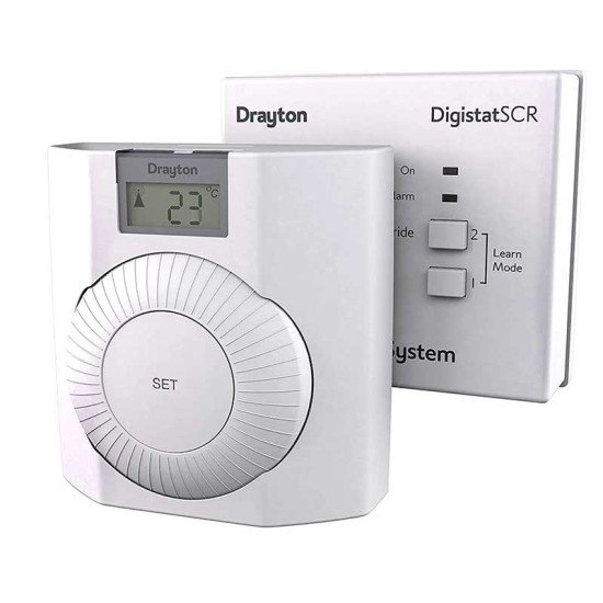 Drayton Digistat + RF601 Wireless Room Thermostat With Digital Display