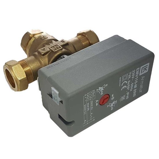 Worcester 8733701136 3-Way Valve D=22mm